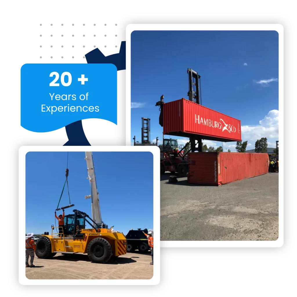 20 years providing support in the container handling market, have worked on all leading OEM brands.